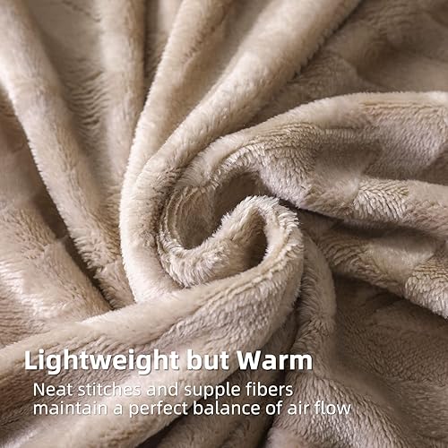 Miniatura 4 de Whale Flotilla - Manta decorativa de franela, afelpada, terciopelo suave, ligero y esponjoso con diseño de chevrón, para sillón, sofá o cama