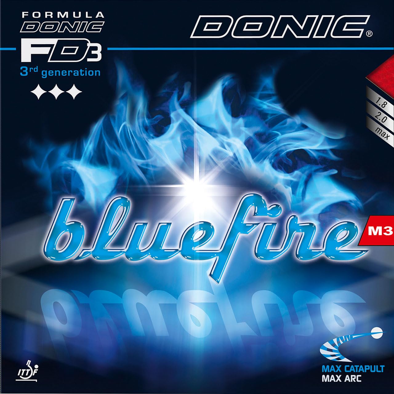 DONIC Bluefire M3 - Rivestimento per Ping Pong