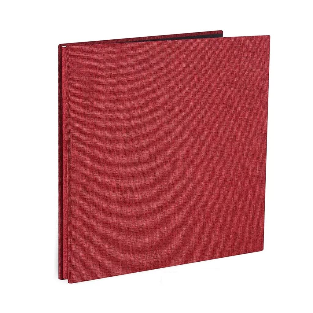 Album Fotografico Autoadesivo Album Magnetico Scrapbook Album Lino Arte Fai da Te 40 Pagine Lino Copertina Rigida Matrimonio Famiglia Viaggio