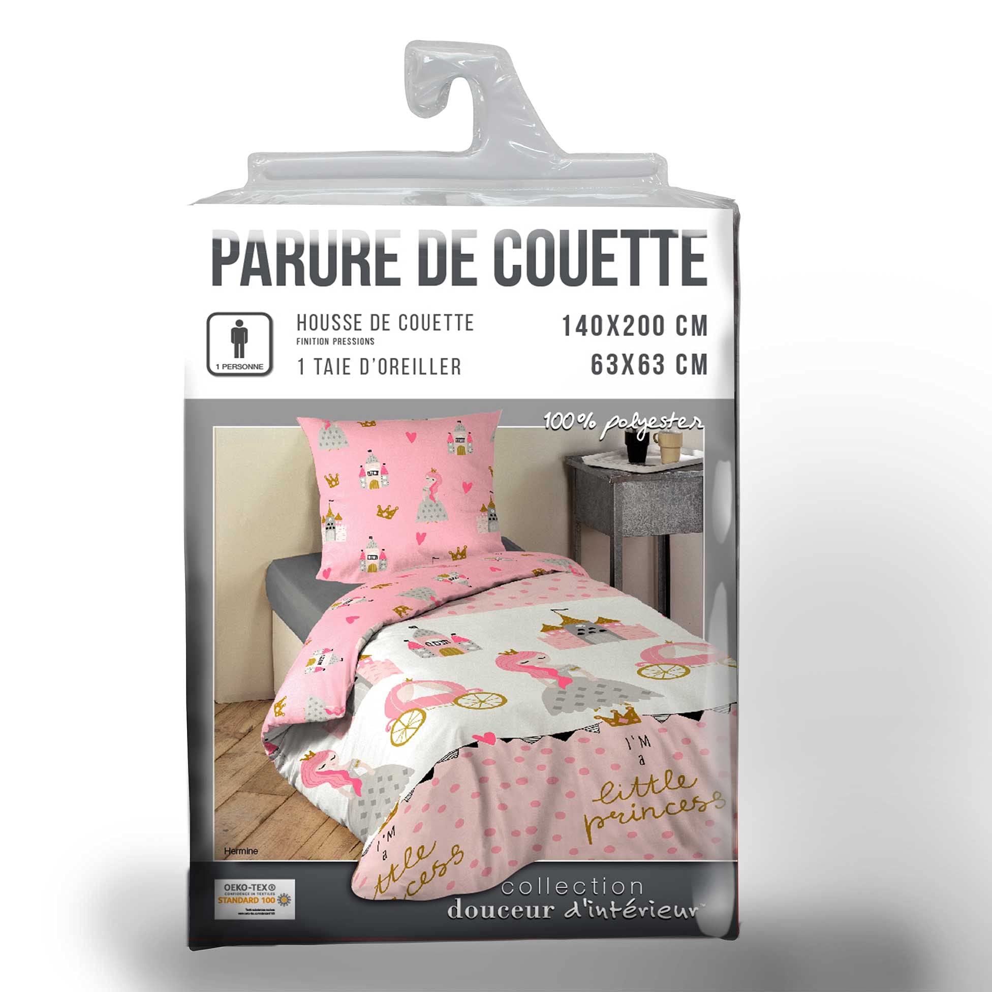 Licentie omkeerbaar beddengoed, pink bedrukt | Voordelig bij