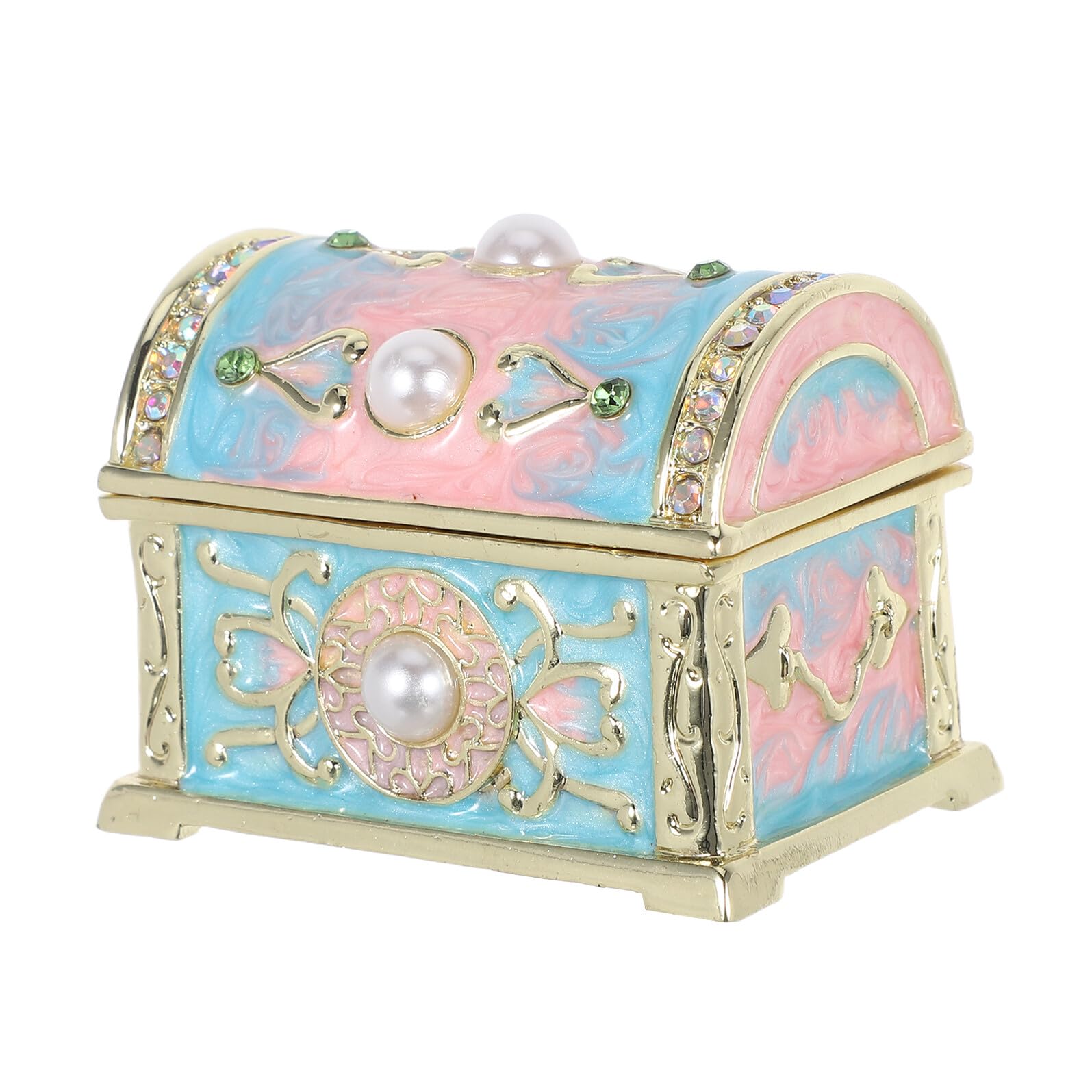 Coffre à bijoux vintage OUNONA boîte décorative de rangement