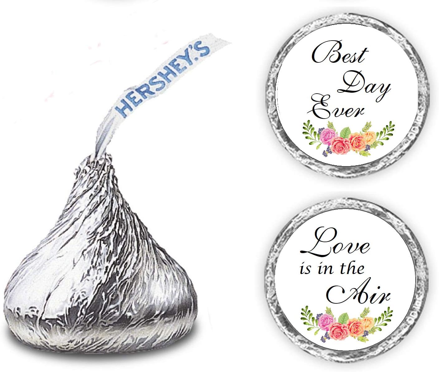 324 Floral Roses Best Day Ever, Love Is in The Air, Kisses