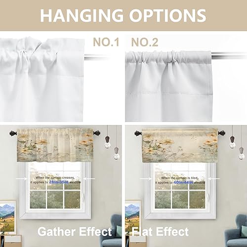 Miniatura 1060 de Cenefas de cocina modernas con patrón de cobre marrón dorado para ventanas, cenefas opacas abstractas de marcas de arañazos y cortinas opacas