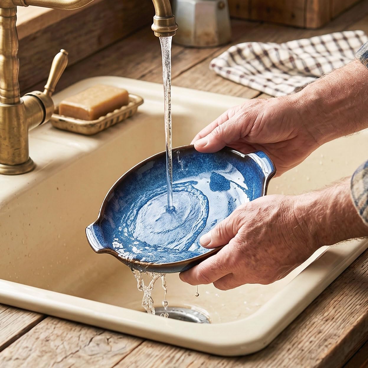 Au Gratin Baking Dishes Set of 2 - Ceramic Ramekins -6