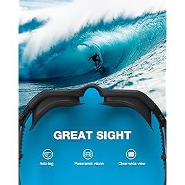 ZIONOR Swim Goggles, G1 SE Swimming Goggles Anti-Fog for Adult Men Women