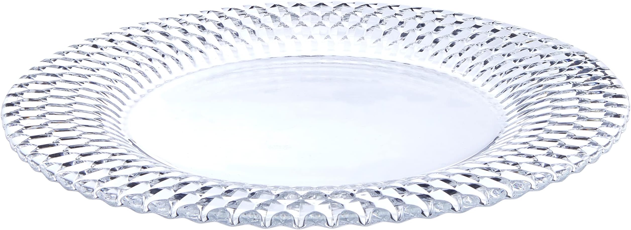 Villeroy & Boch Boston Assiette à Dessert En Cristal Clair - Plat De Présentation Élégant 32cm