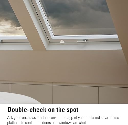 Miniatura 5 de Eve Paquete de 3 sensores de contacto inteligente para puertas y ventanas, estado abiertocerrado, control automático de accesorios, materia sobre