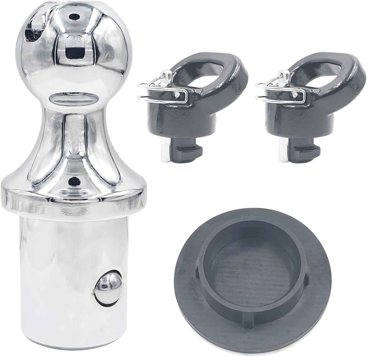 60618 Puck System Gooseneck Hitch Ball Kit Replacement for Dodge RAM 2500 3500, 2-5/16 Inch Gooseneck Ball, 30000 lbs GTW / 7500 lbs VTW