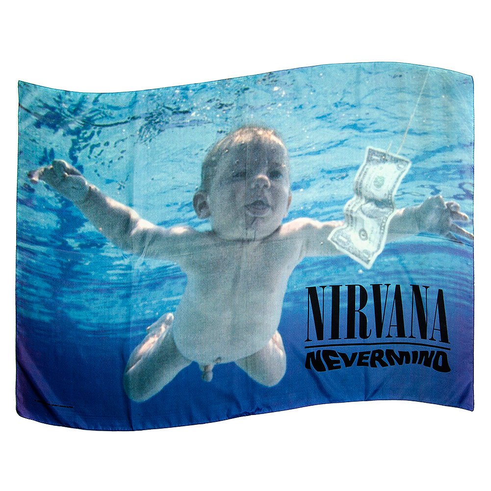 Nirvana Nevermind Official Textile Flag Poster : Amazon.sg: Home
