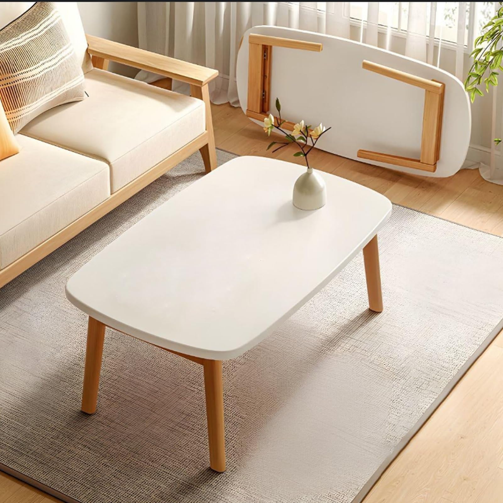 Table basse de salle à manger pour le salon ou un coin bureau de chambre