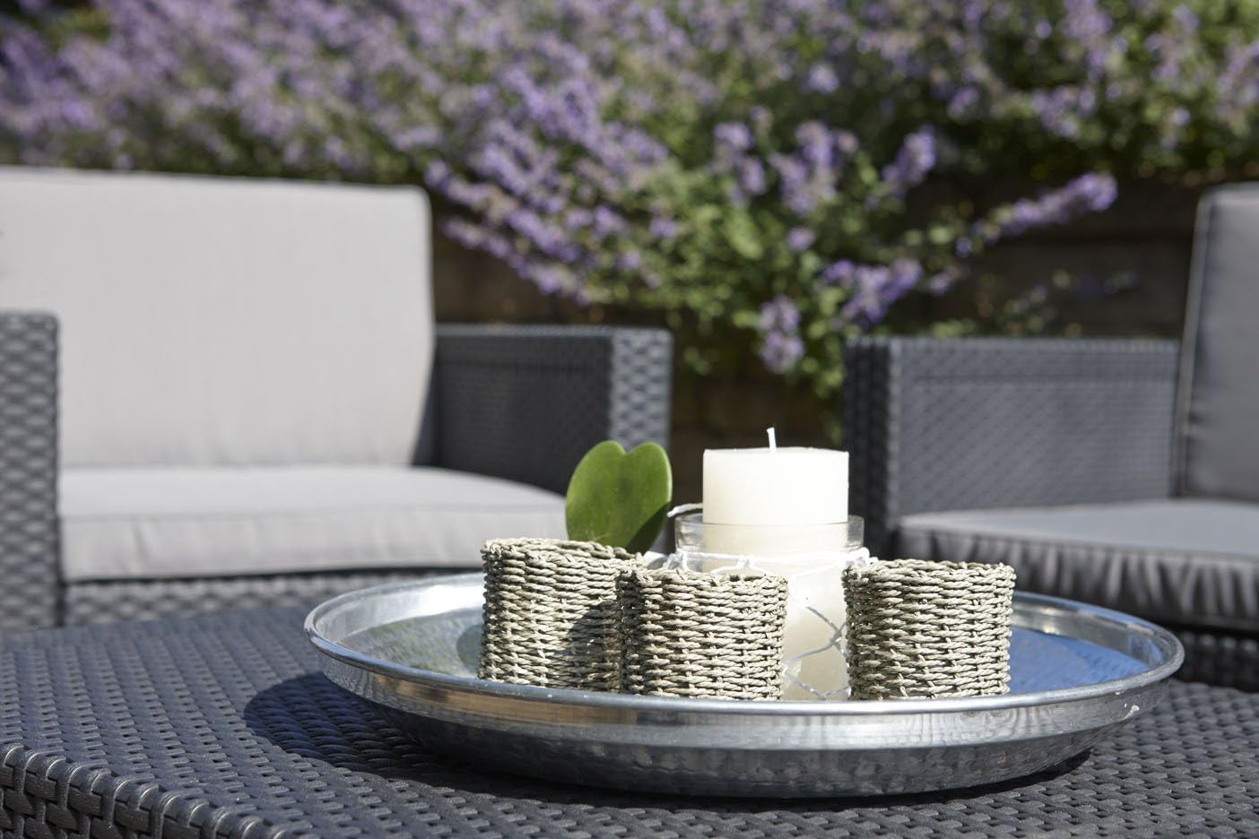 Keter 220002 Allibert Arica Outdoor Storage Box-Graphite, 78x58x10 cm