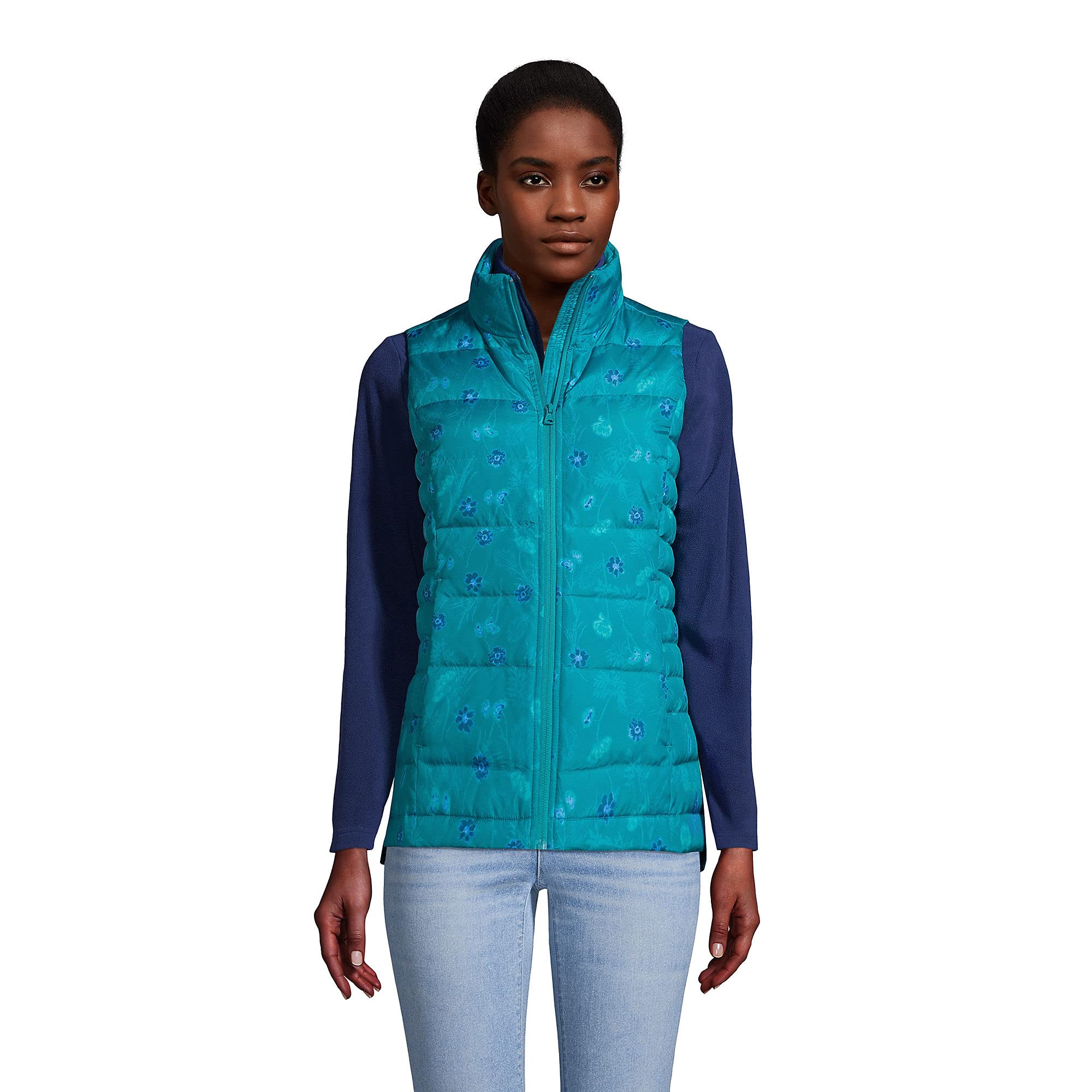Womens Vest Lands End Fleece Vest Fleece Vest Lands End Ladies