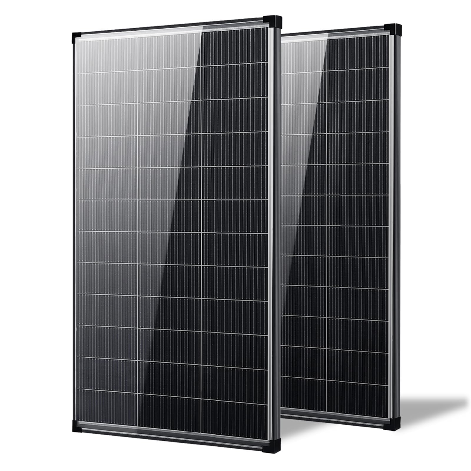 400W (2x200W) Solarpanel Bifazial Zonnepaneel12V 18BB TopCon N-Typ A+ monokristalline Zelle, 25% hocheffizient, Solarmodule für Dach, Wohnmobil, Bauernhof, Anhänger, Marine, Zuhause