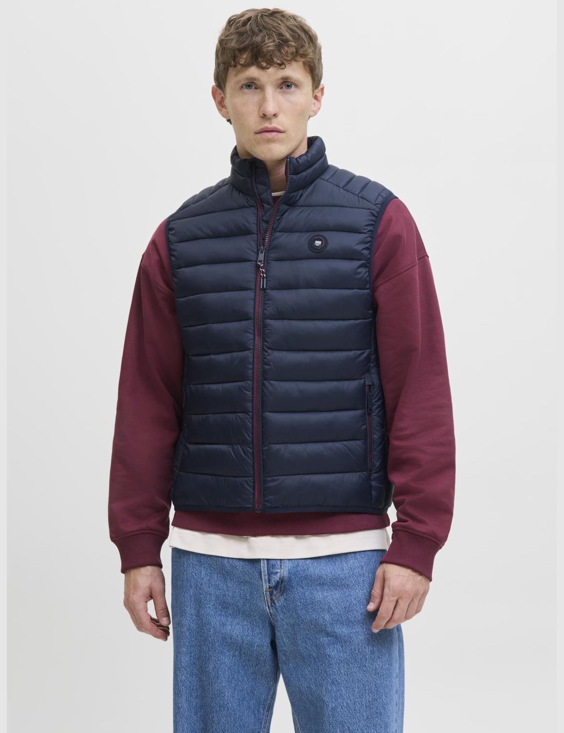 JACK & JONES Jjebradley Light Bodywarmer Collar Noos Jjebradley Light - Scaldacollo Noos Uomo (Pacco da 1)