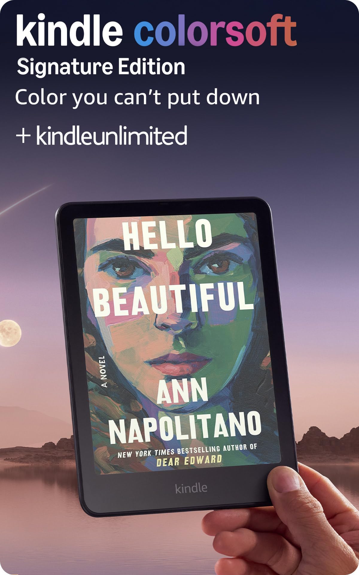 Amazon Kindle Colorsoft Signature Edition 32GB (newest model) – With color display, auto-adjusting front light, wireless charging, and long battery life - Metallic Black + 3 months of Kindle Unlimited (with auto-renewal)