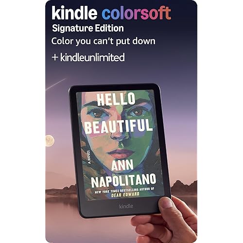 Amazon Kindle Colorsoft Signature Edition 32GB (newest model) – With color display, auto-adjusting front light, wireless charging, and long battery life - Metallic Black
