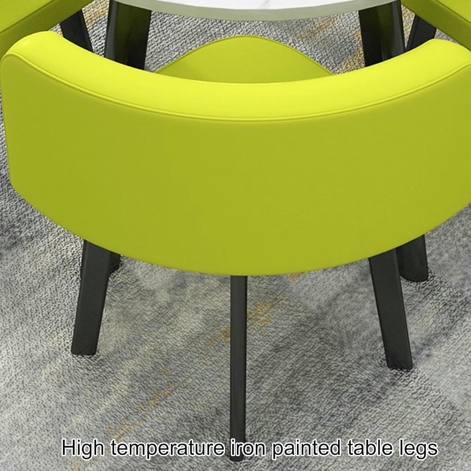 Office Reception Room Club Table and Chair Set Reception Table and Chair Combination Table, Coffee Table and Chair Set, for Kitchen Meeting Room Library Movie Theater Tea Shop