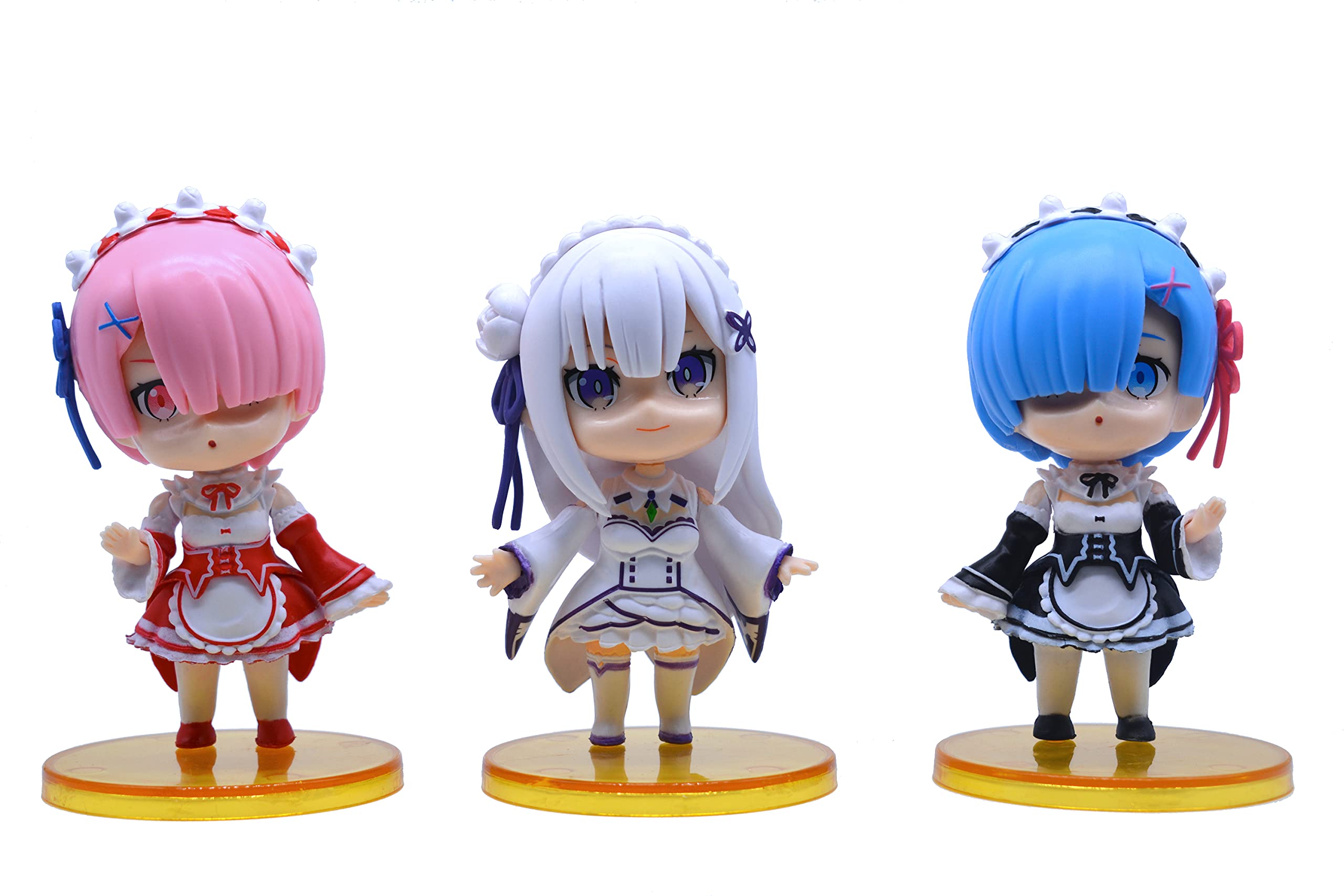 Figura De Anime Natsuki Q Version – Modelo De PVC De 10 Cm Con Caras Y Accesorios Reemplazables – Articulada Y Con Escenario – Coleccionable Para Escritorio – Regalo Para Fans Del Anime