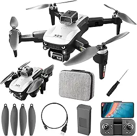 Drone Com Camera Drone Profissional 6K HD câmeras Fluxo óptico FPV Mini Controle Remoto DroneQuadricóptero Bolsa De Transporte S2S(GN-502)