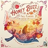 Honey Buzz Fall Flavors Deluxe Edition - Premium Expansion for Honey Buzz Board Game by Elf Creek Games, Autumn-Themed Strategy Game for 1–4 Players, Ages 10+