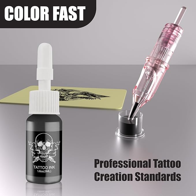 Kit Máquina Tatuar Pen Rotativa NEDPAIN Ajustable 2400mAh miniatura 9