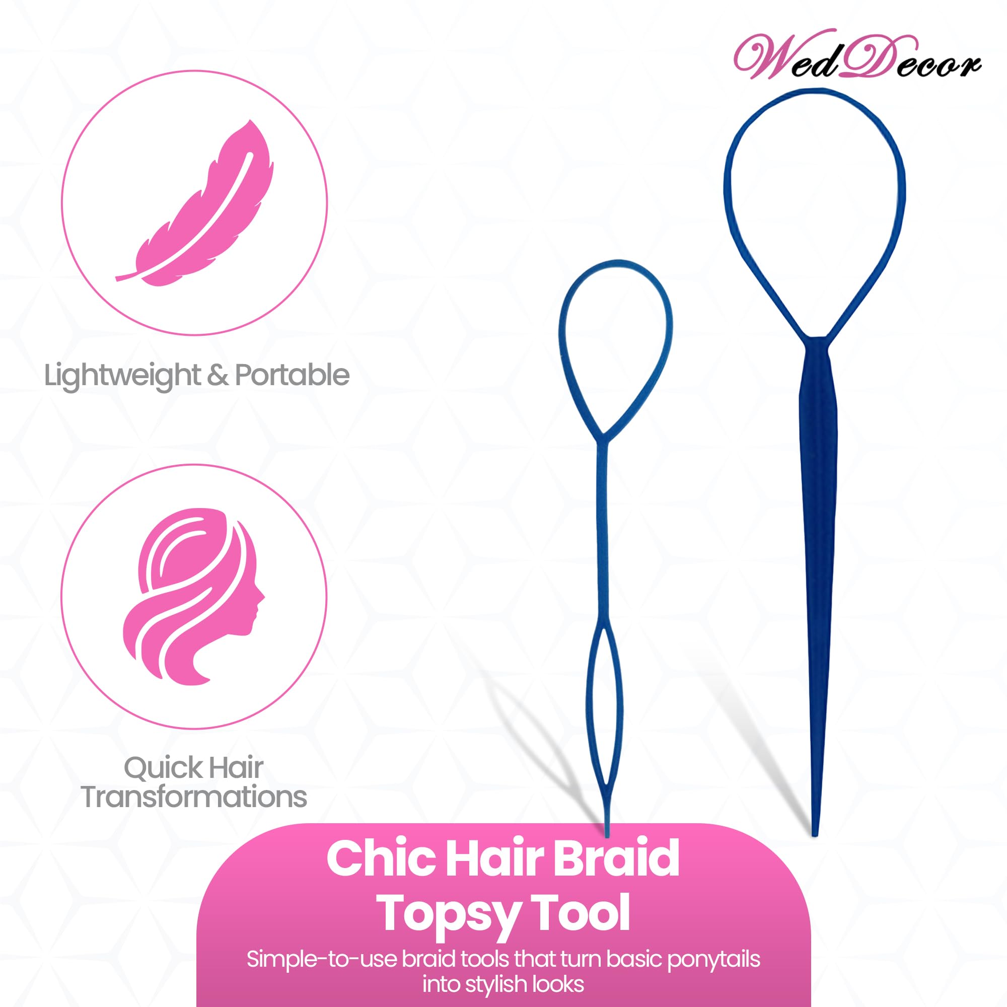 Set 4 pz clip per styling panino torsione capelli treccia accessori Set 4 pz clip per styling panino torsione capelli treccia accessori