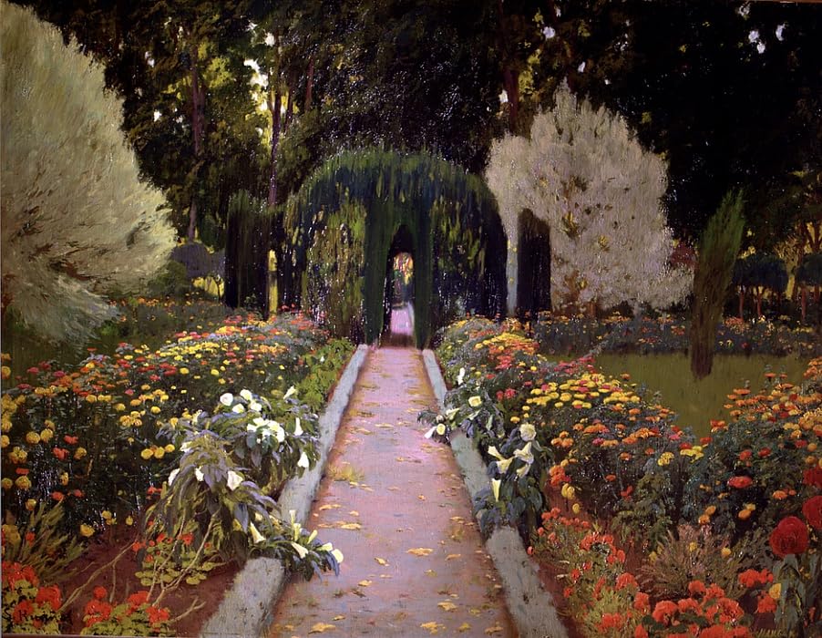 Affiches d'Art Jardins d'Aranjuez pour créer un salon élégant 60x90cm