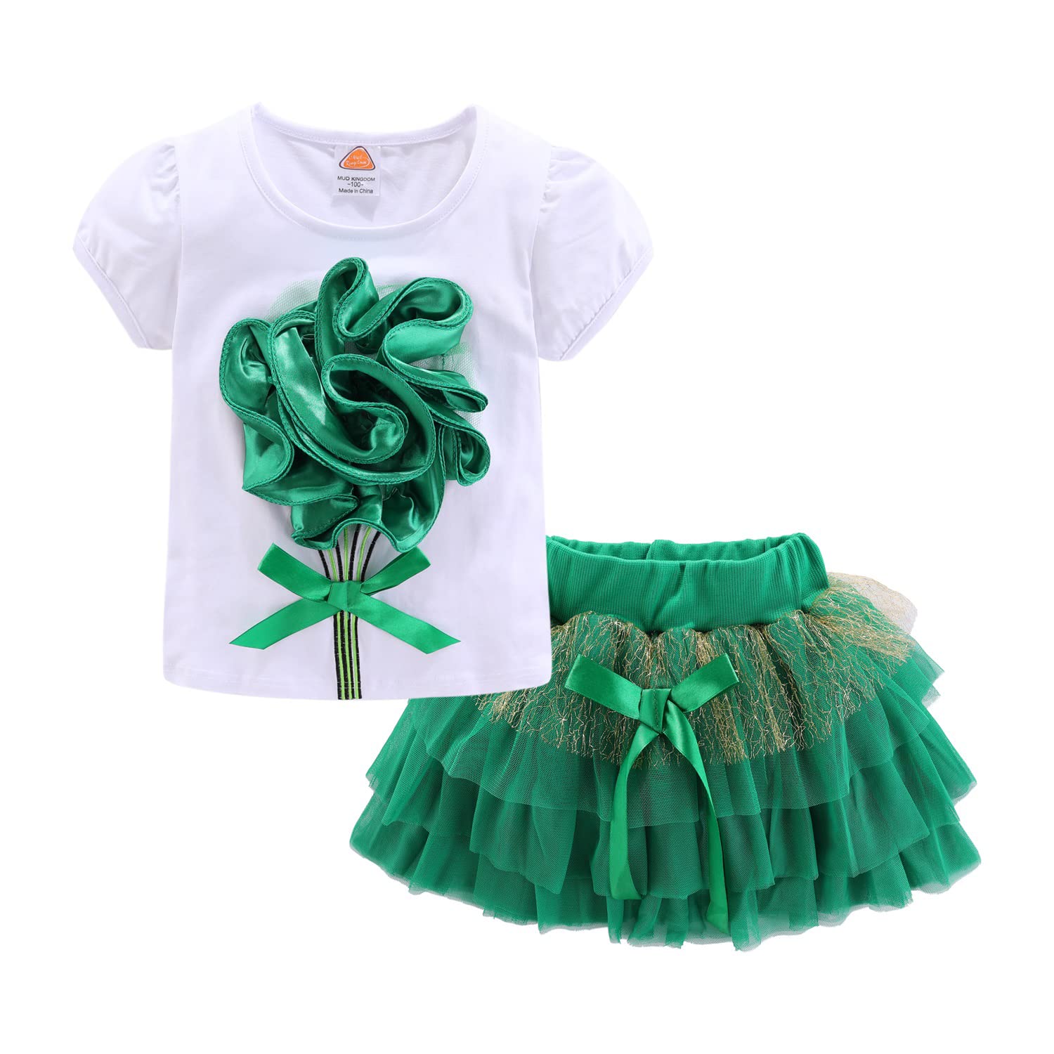 Mud Kingdom Petites Filles Tenues Tutu Mignon Été