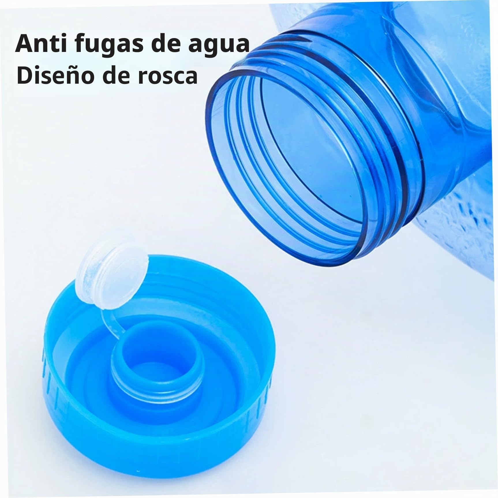 Jarra De Agua De 7,5 L Con Asa Grado Alimenticio a Prueba De Fugas Transparente Sin Olor Sellado Reutilizable a Prueba De Polvo Contenedor De Botella De Agua Portátil Para Hogar Jarra De Agua