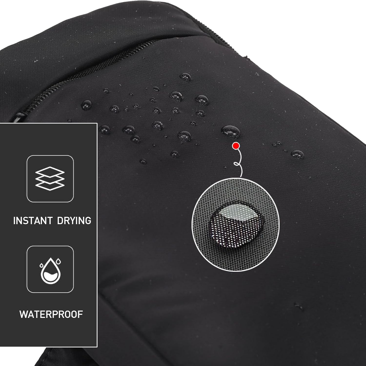 Small Sling Bag Mini Chest Crossbody Bag Shoulder Bag for Men Women - Image 6