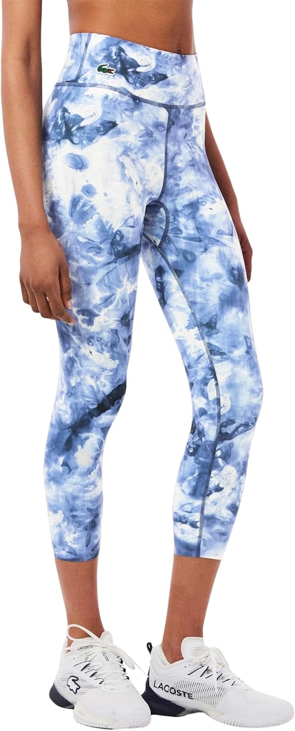 Lacoste Women's Ultra Dry Printed Stretch Sport Leggings - Image 2
