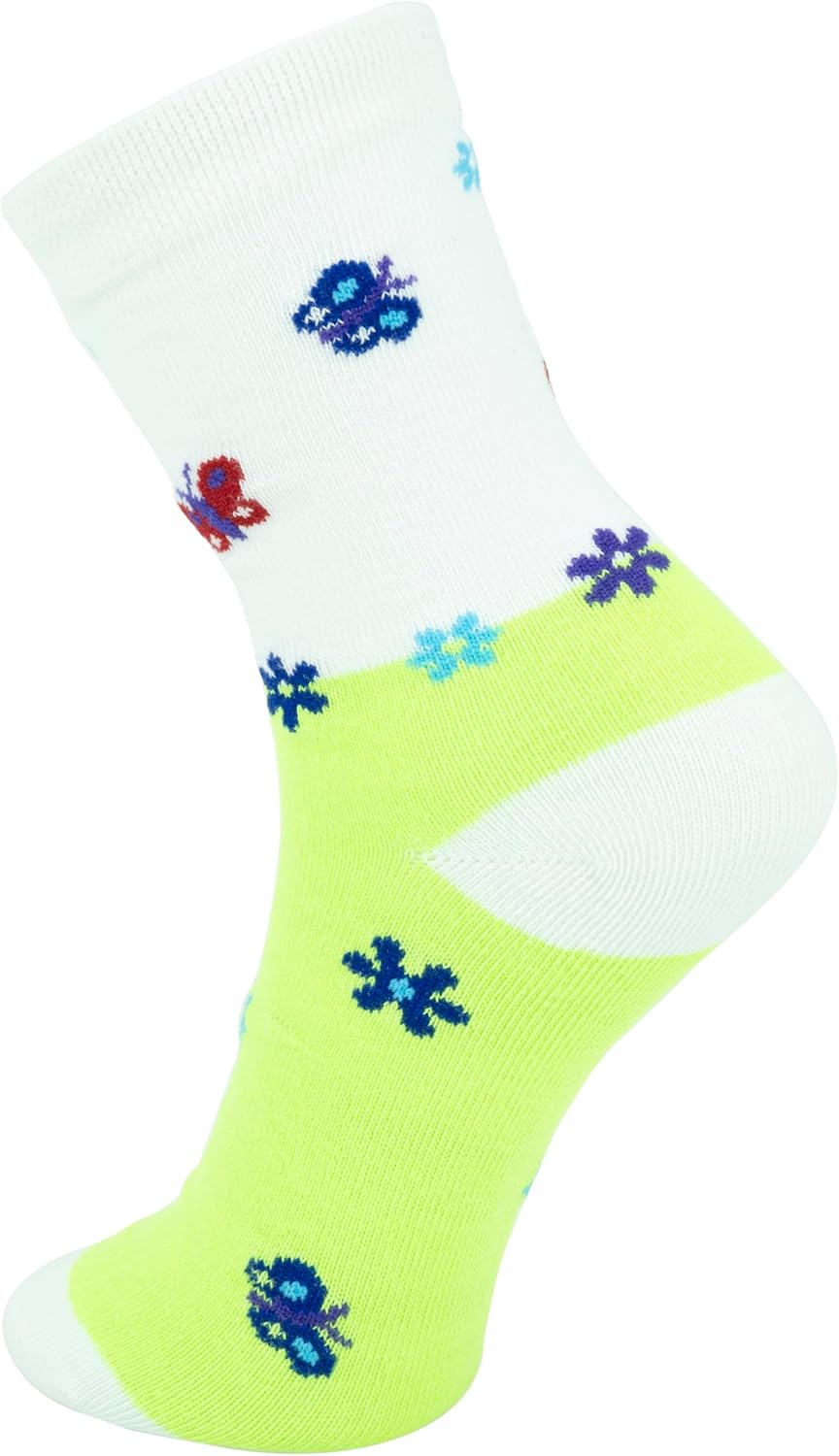 Gelante 12-Pack Girl Children Toddler Kids Cute Cotton Crew Novelty Socks - Image 5