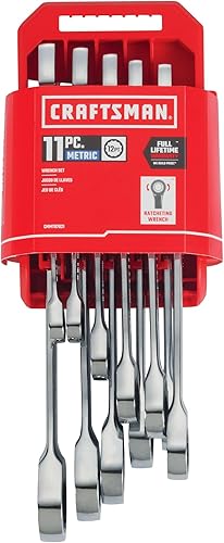 Miniatura 4 de CRAFTSMAN Ratcheting Wrench Set, Metric, 11-Piece (CMMT87021)