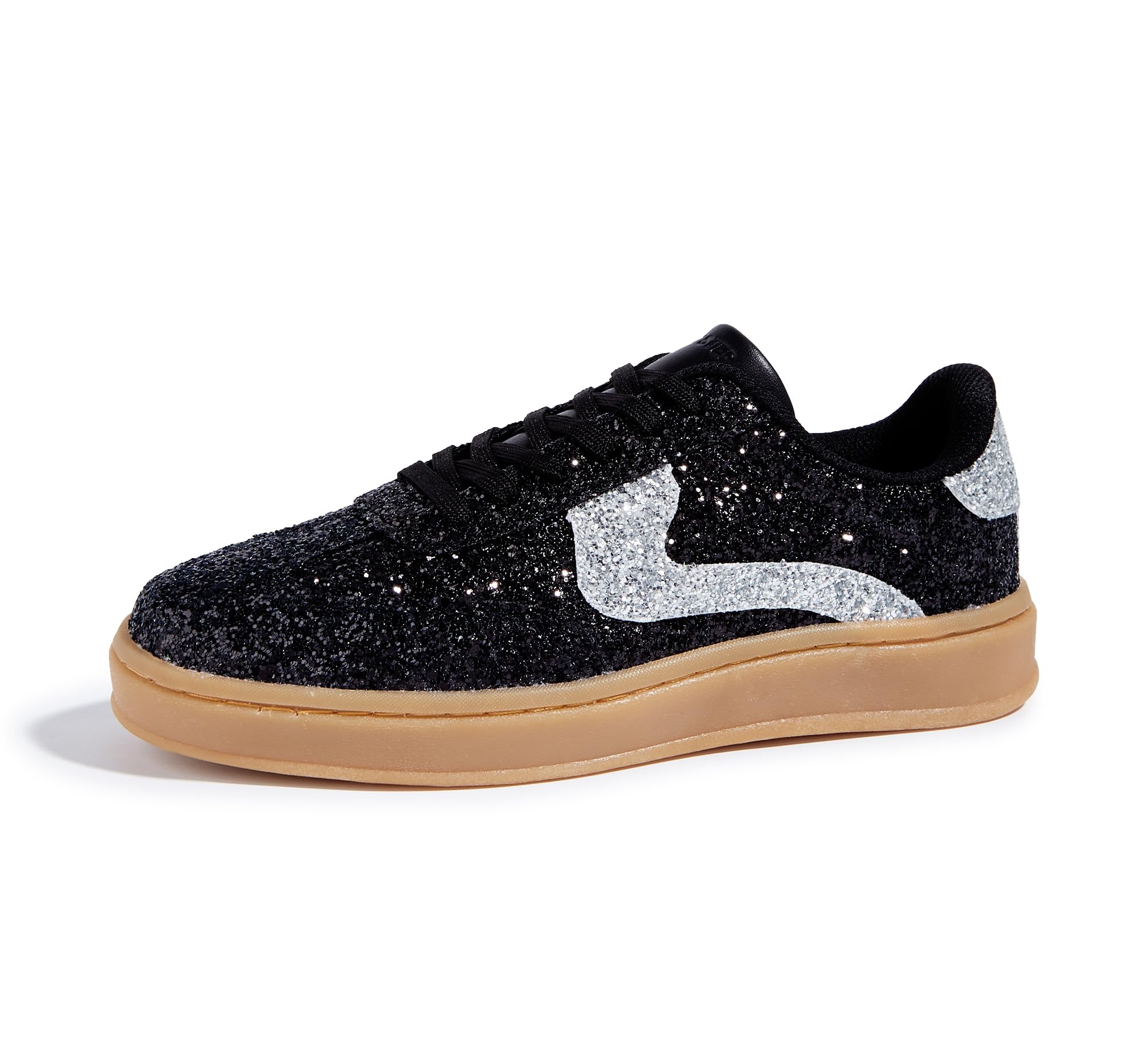 LUCKY STEP Zapatillas Mujer Glitter - Moda Retro, Chispantes & Brillantes, Zapatos de Boda Elegantes, Antideslizantes para Caminar