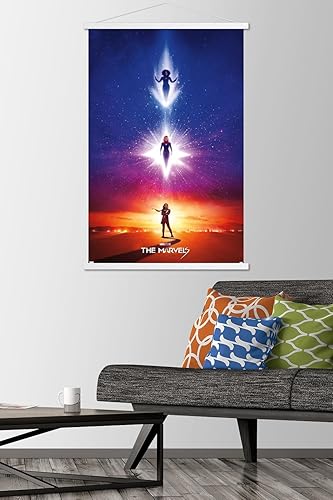 Miniatura 2 de Trends International Marvel The Marvels - Póster de pared de una hoja con marco magnético