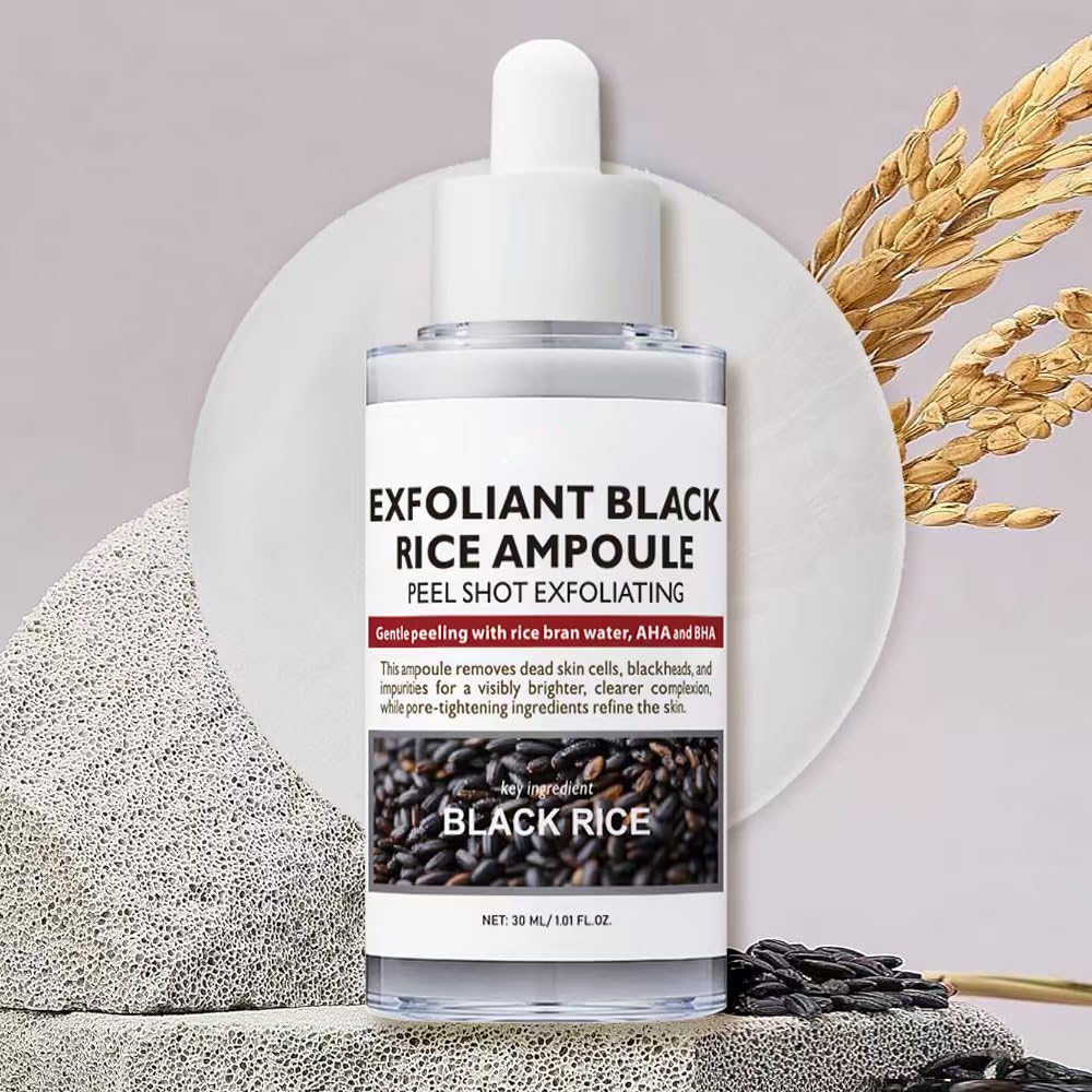 Rice Peeling Ampoule, Soft Exfoliating, Dead Skin and Blackheads Remover, Moisturizing, Travel-Friendly For All Skin Types - Image 6