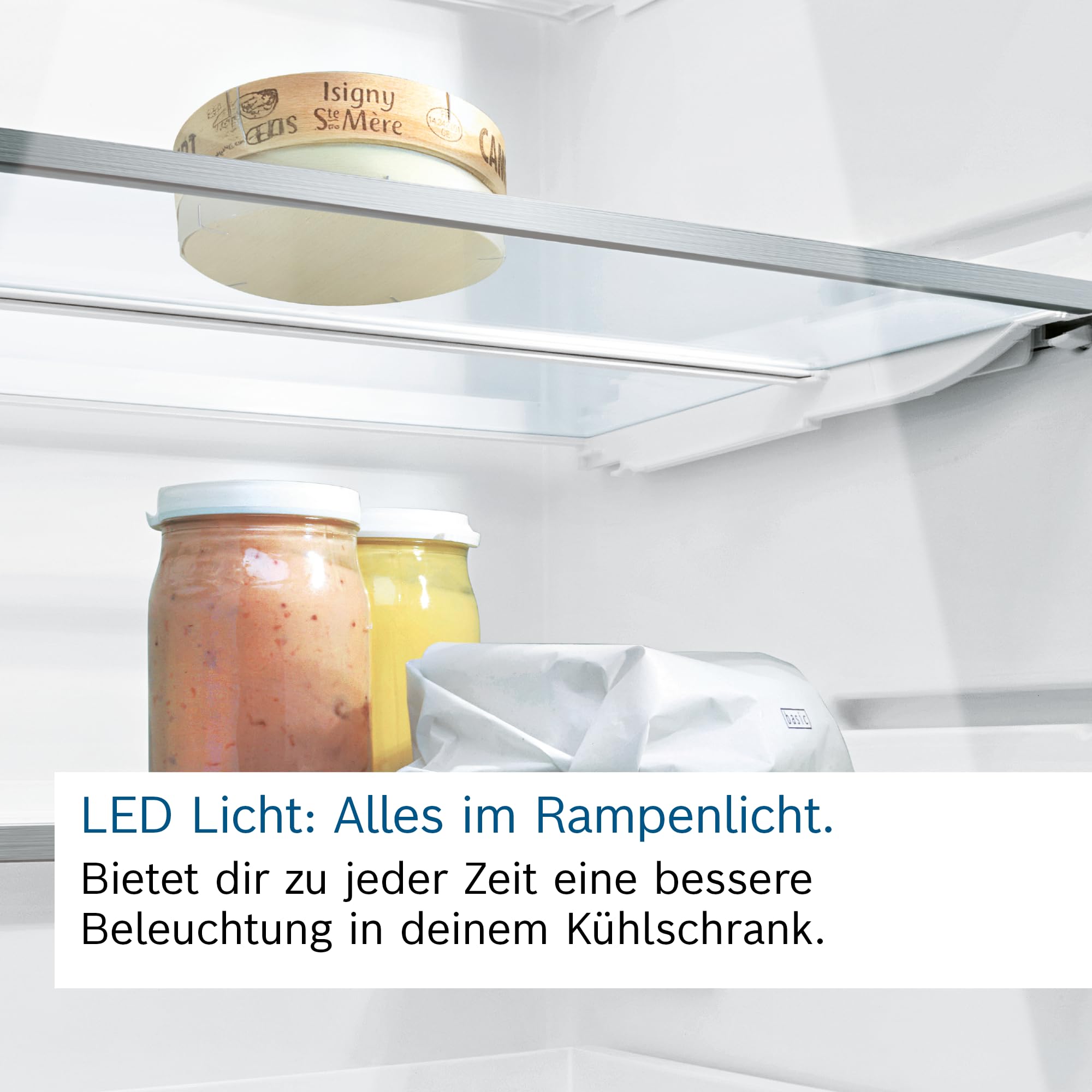 Bosch Serie 6 GSN54AWCV XXL-Gefrierschrank, 176 x 70 cm, 327 L, NoFrost, LED-Beleuchtung, BigBox, Weiß