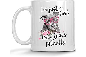 Funny I'm A Girl Who Loves Pitbulls Mug