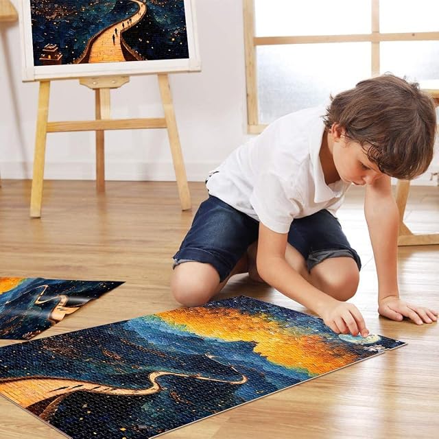 Foto 4 de 6 de Puzzles de 2000 Piezas para Adolescentes Arte de la Gran Muralla Entrena tu Cerebro y Tus Manos Trato como…