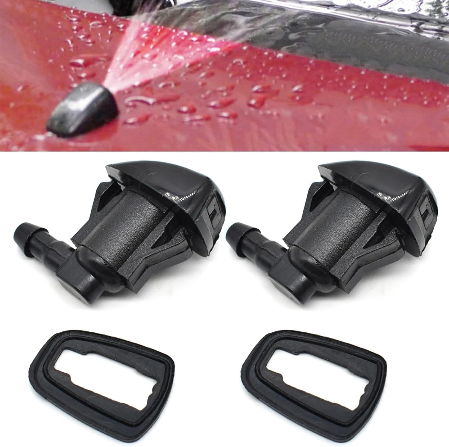 Washer Jets for Toyota for Avensis T250 2003 2004 2005 2006 2007 2008 for Corsa 1994 1995 1996-1999 Car Front Windshield Water Spray Wiper Nozzle