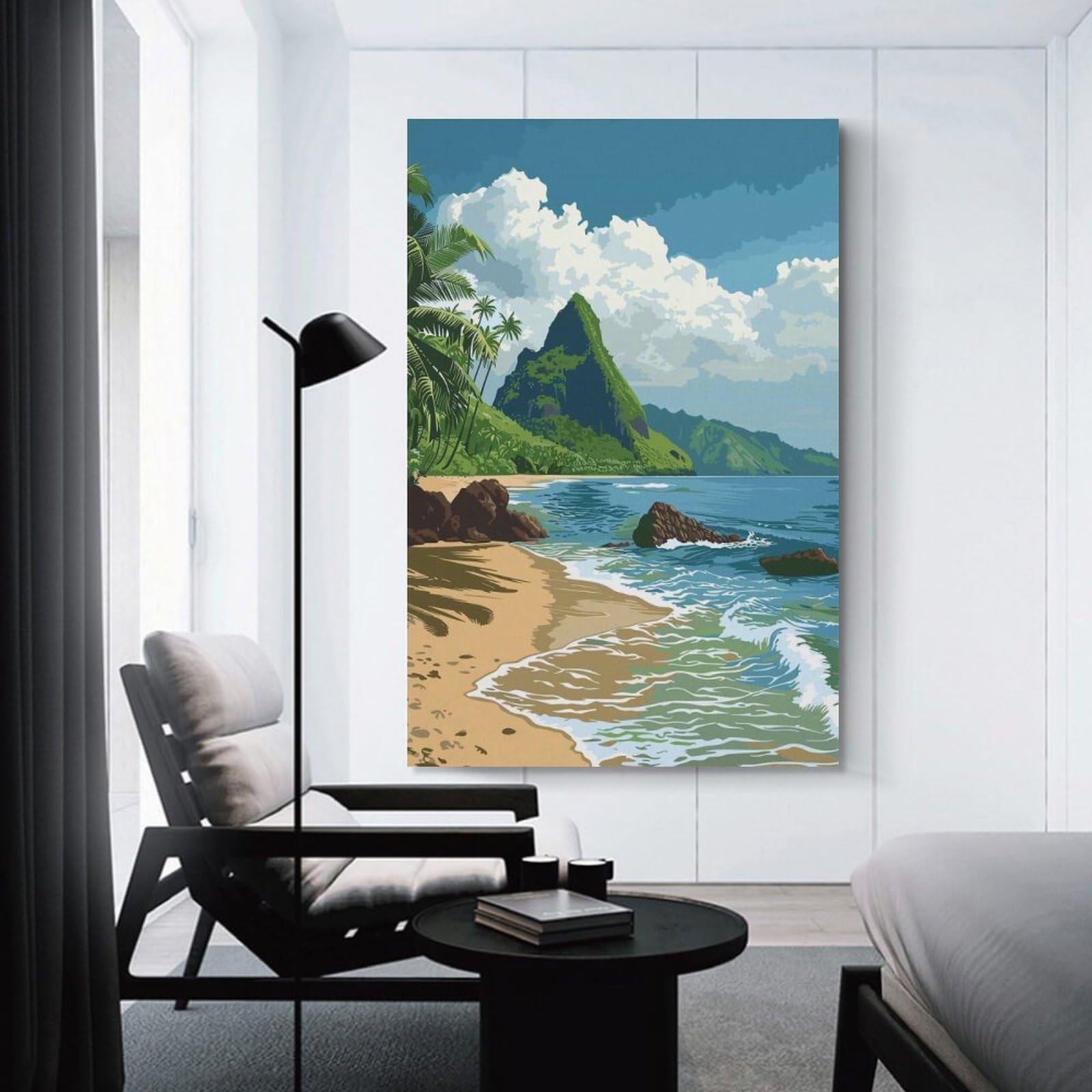 Junmoney American Samoa Room Decor Wall Art 12x18inch(30x45cm), for Art Walls, Layered Displays Or Homes, Wall Decor Suited to Curated Displays