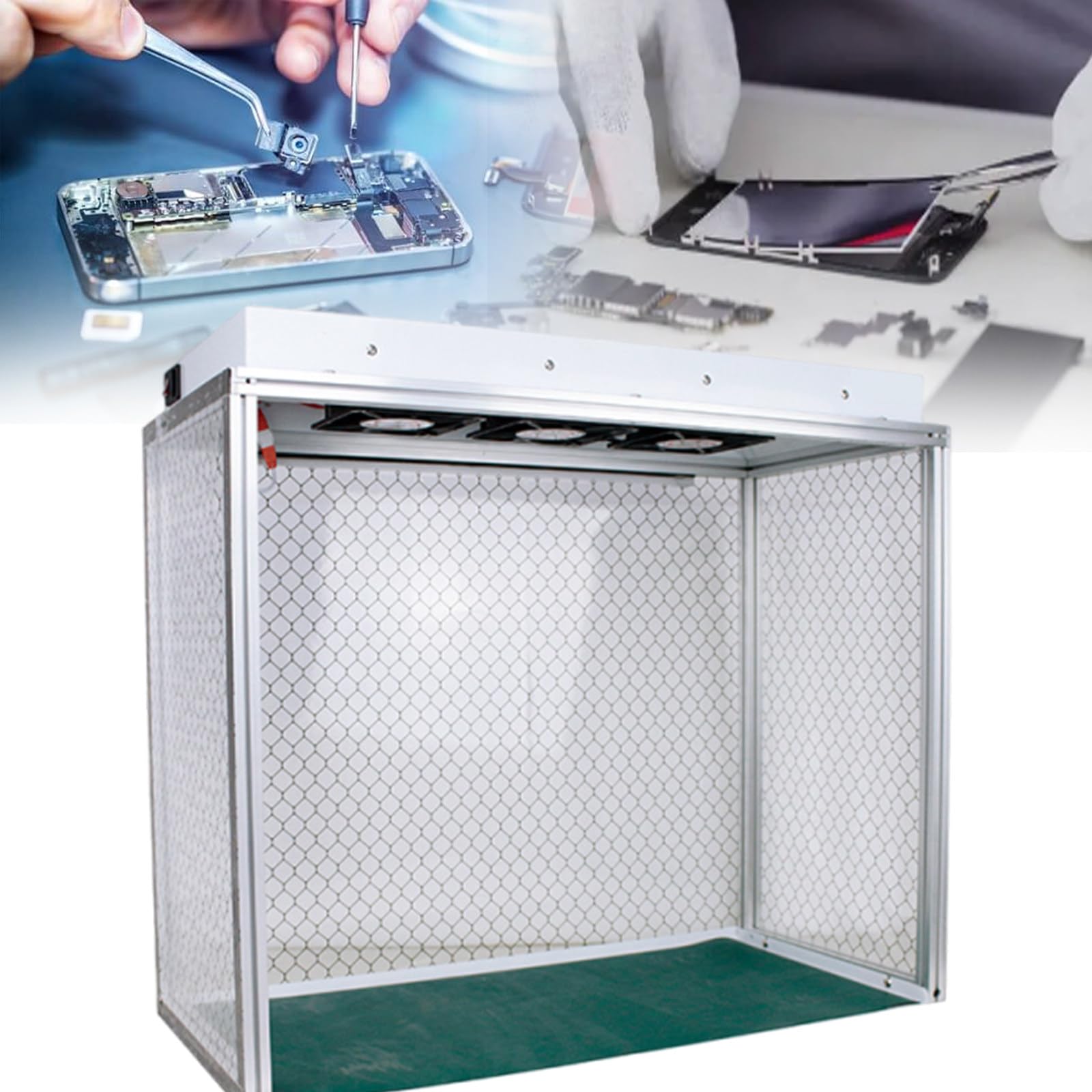 Laminar Flow Schrank, Vertikale Airflow Clean Bank mit Filter für Reinigung Klasse 100/ISO 5, staubfreier Arbeitsplatz für Mykologieforschung