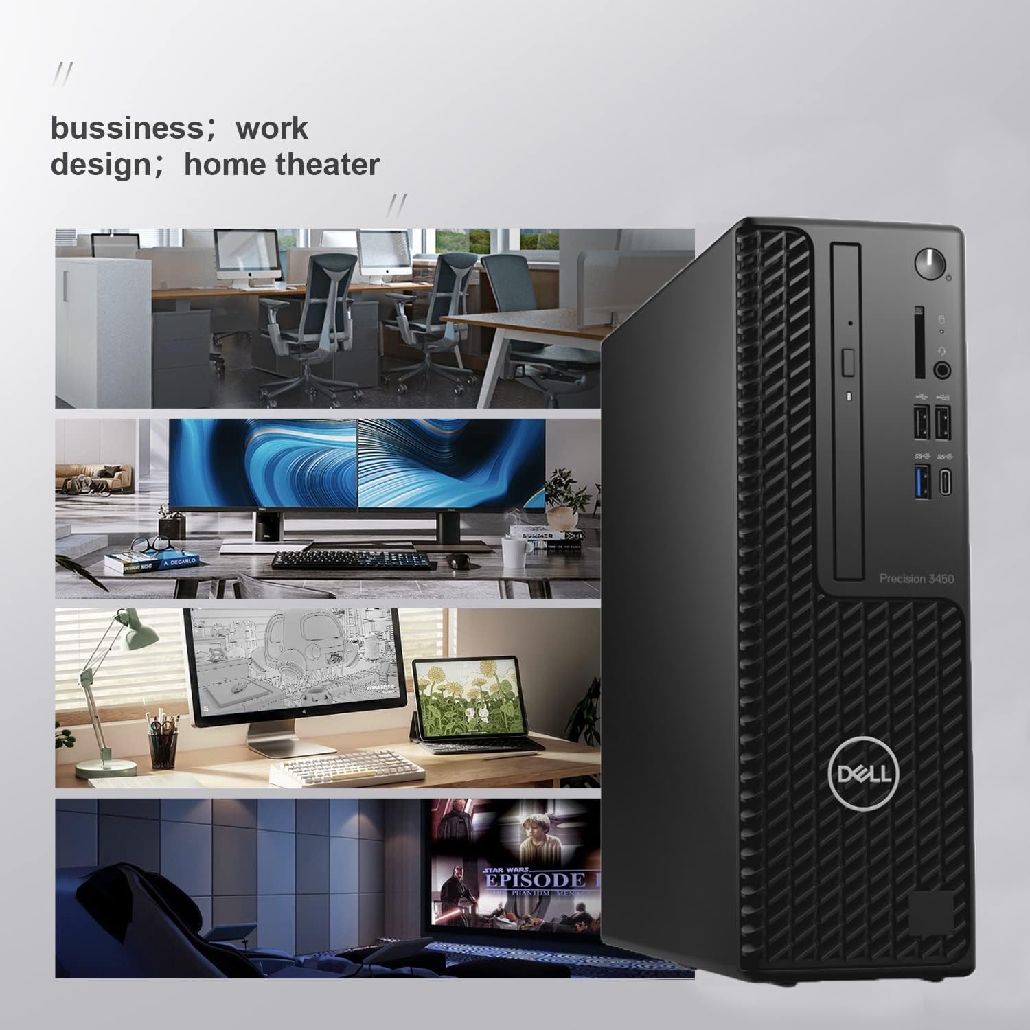 Amazon.com: Dell Precision 3450 SFF Workstation Desktop Computer