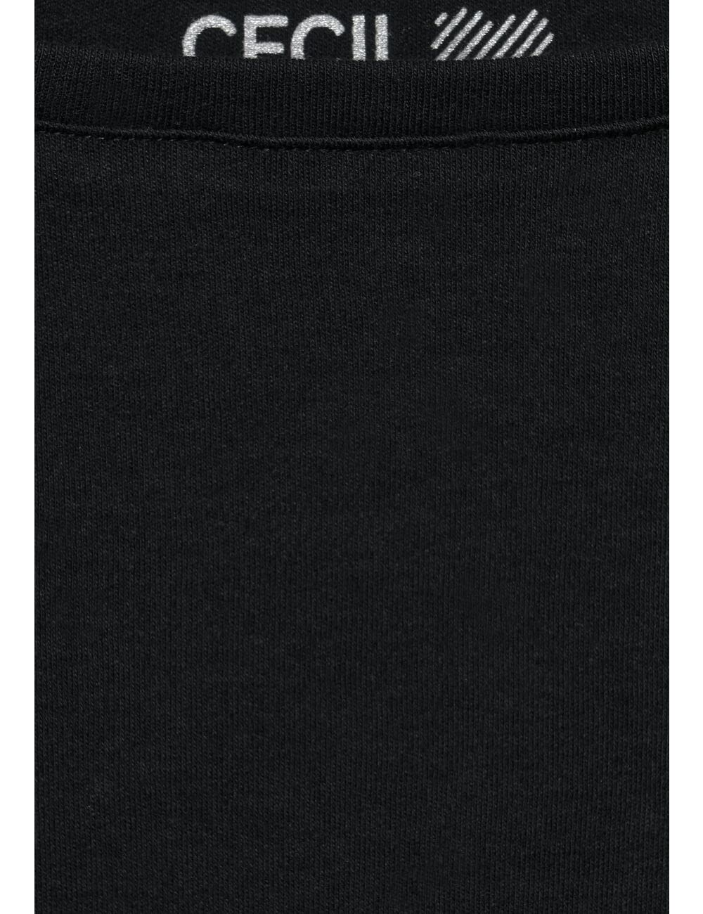 Cecil 317389 Basic Boatneck, T-Shirt Donna