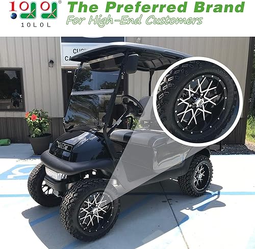 Miniatura 2 de 10L0L ITP SS - Tapa central de rueda para carrito de golf, 8, 10, 12 pulgadas, estilo empujador, tapas centrales SS para Yamaha y la mayoría de