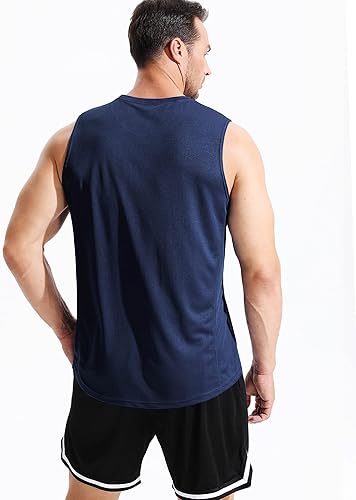 Miniatura 4 de NELEUS Camiseta sin mangas Dry Fit para hombre