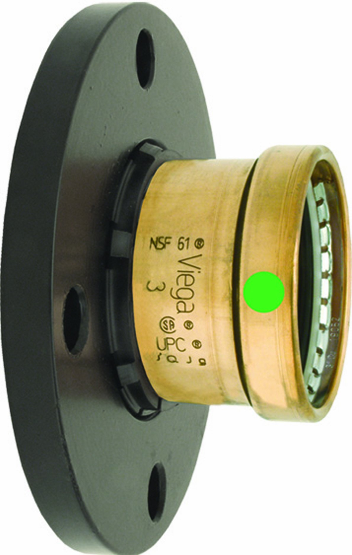 20858 ProPress Zero Lead Copper XL-C Adapter Flange with 3-Inch Flange x P