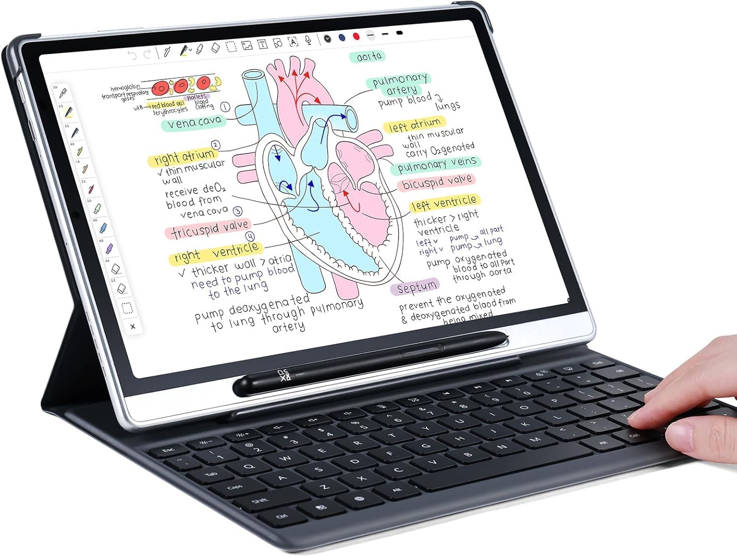 XPPen ACK09 - Tastiera a scelta rapida per XPPen Magic Note Pad, accessori per vassoio da scrittura digitale