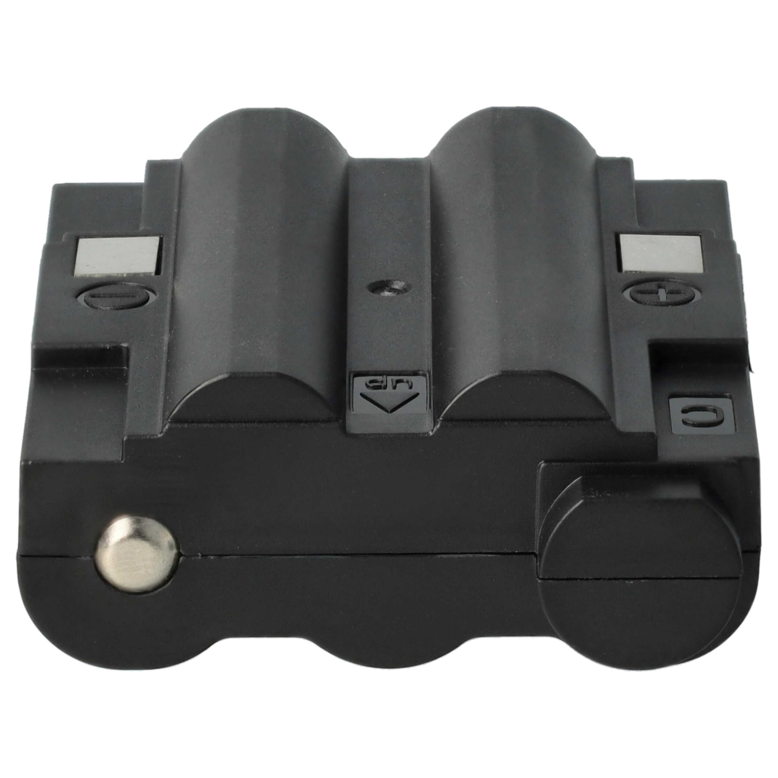 vhbw 2X Batterie Compatible avec Alan Midland GXT-850 | GXT-800, GXT-950, GXT-900, GXT-757, GXT-756, GXT-775 radio talkie-walkie (700mAh, 6V, NiMH)
