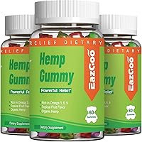 Vista 10 de Natural Hemp Gummies 2,000,000 XXL Extra Strength - Veganas, bajas en azúcar, sin OMG - 120